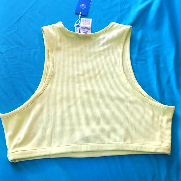 Adidas Yellow crop tank top - Picture 2 of 5